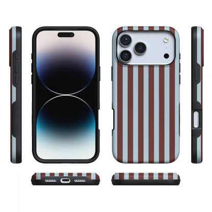 Sunday in Brooklyn | Blue Stripes Case