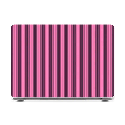 Stripes and the City | Pink & Purple Pinstripe Laptop Shell