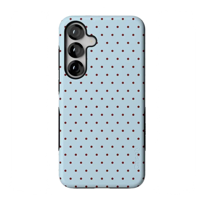On the Dot | Blue Polka Dot Case