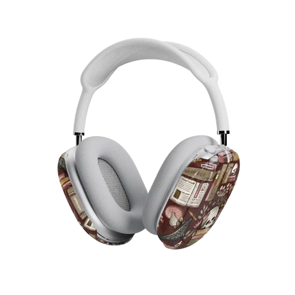 Gothic Noir | Spooky Bookshelf AirPods Max Case