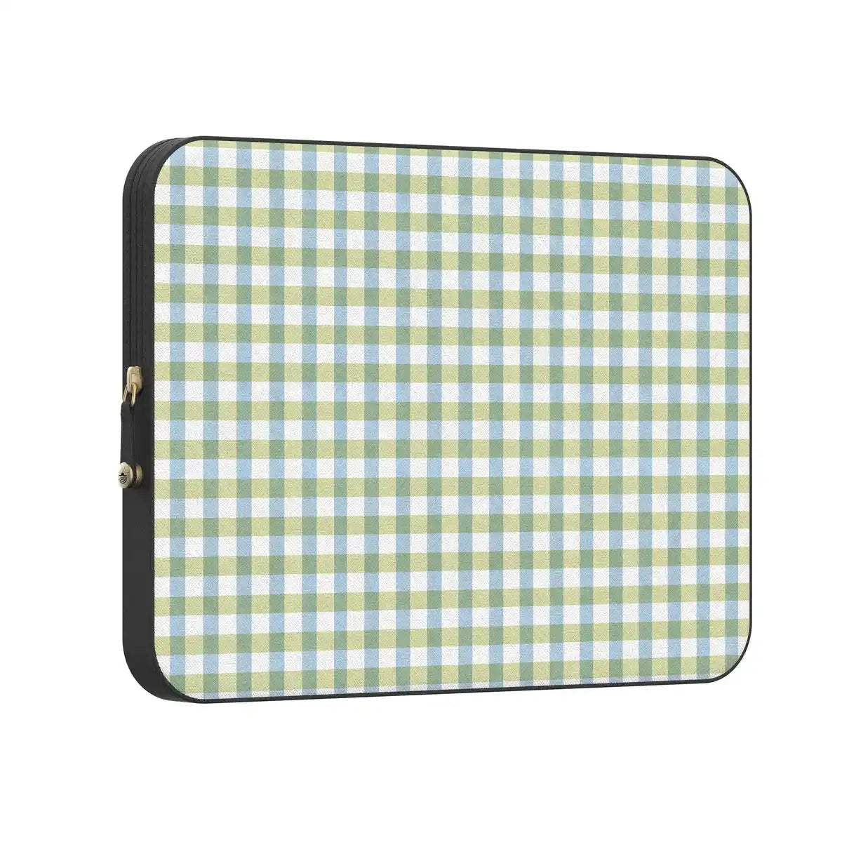 Pastel Picnic | Blue & Green Gingham Laptop Case