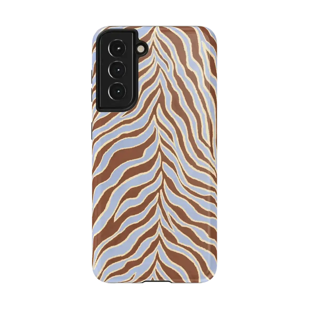 Untamed | Brown & Blue Zebra Case