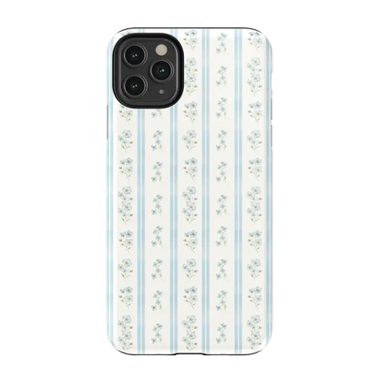Cottage Stripe | Blue Floral Case