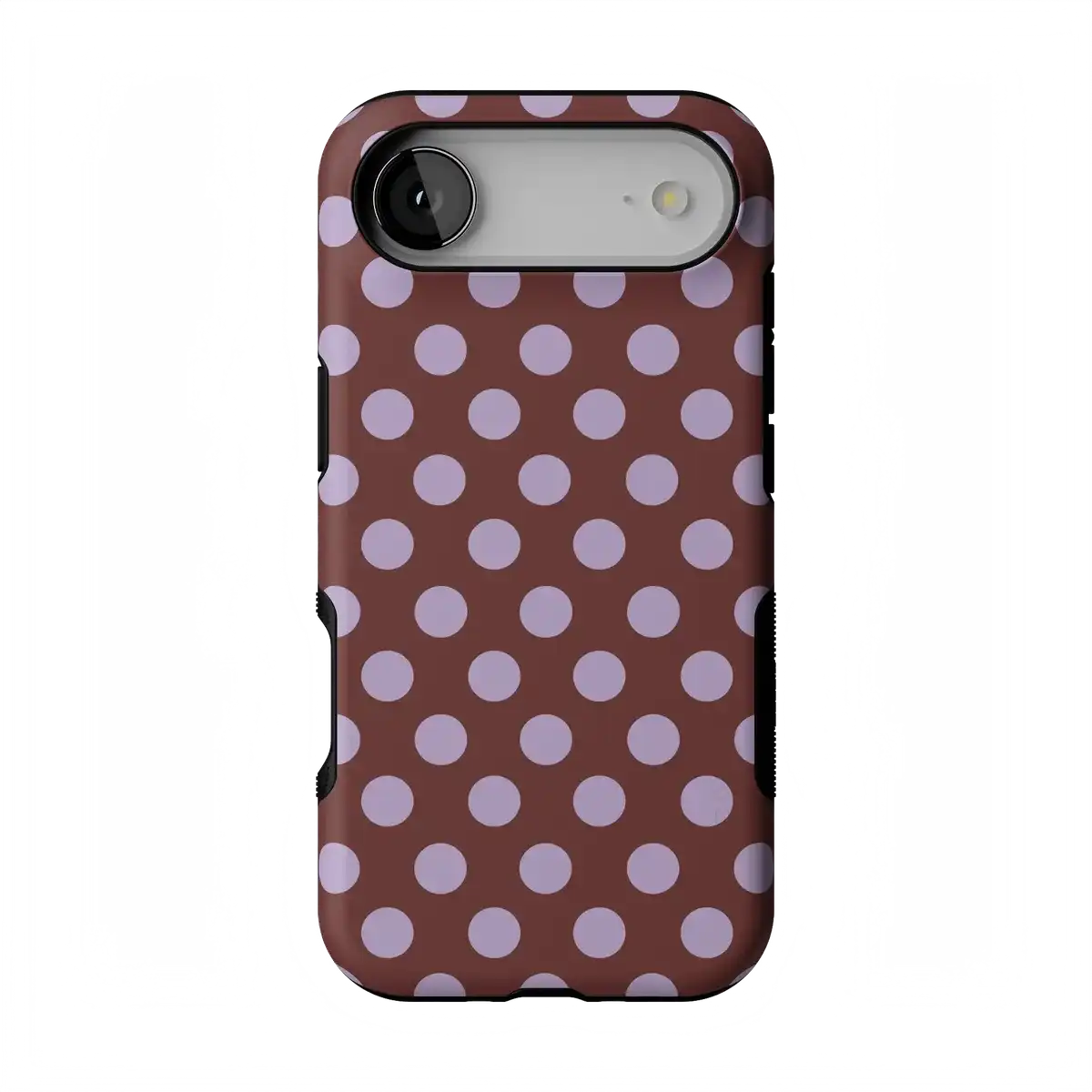 Spotted in SoHo | Burgundy Polka Dot Case
