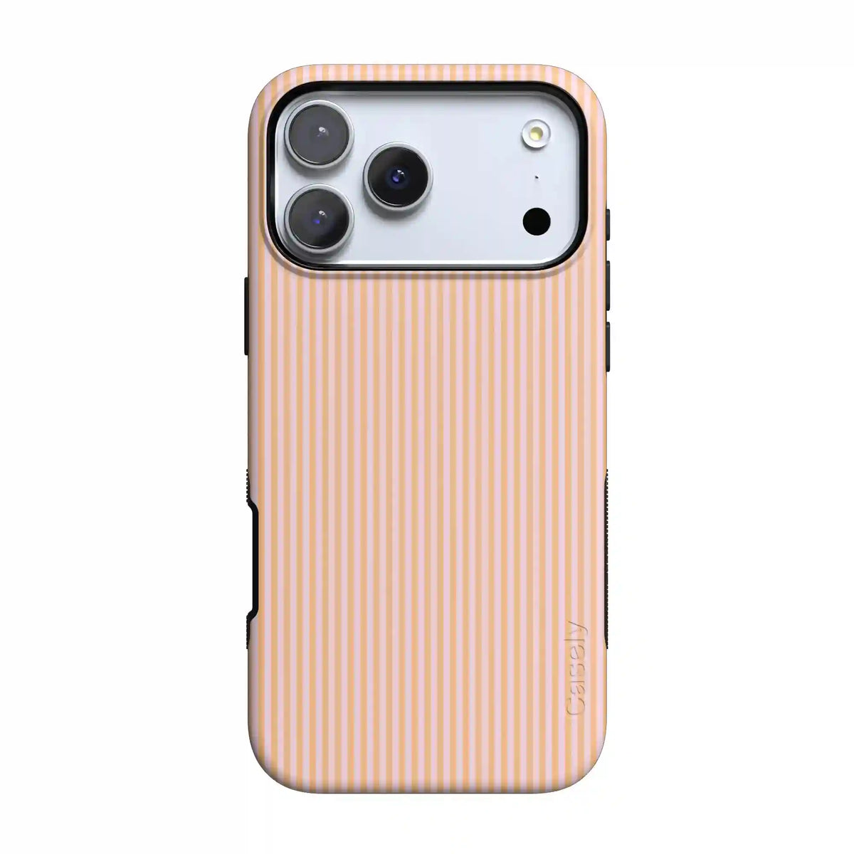 Stripes and the City | Orange & Pink Pinstripe Case