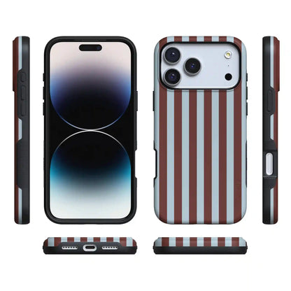 Sunday in Brooklyn | Blue Stripes Case