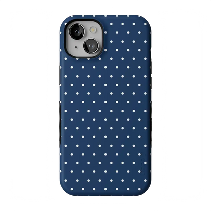 On the Dot | Navy Polka Dot Case