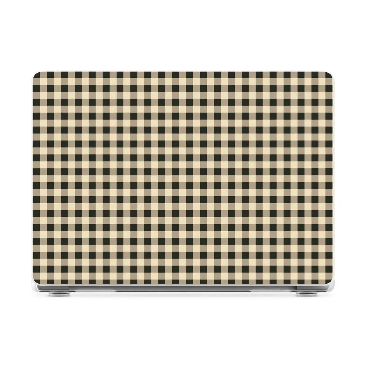 Cedar Lane | Black & Cream Gingham Laptop Shell