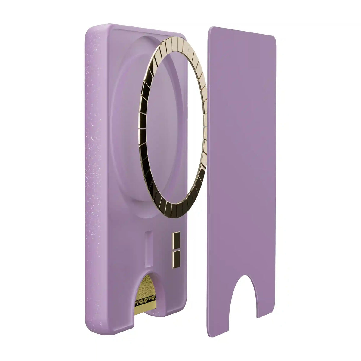 Lavender Waves | Purple Shimmer MagWallet