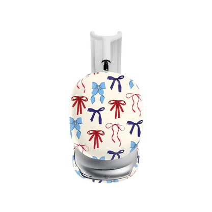 American Girlie | Red White & Blue Bows AirPods Max Case