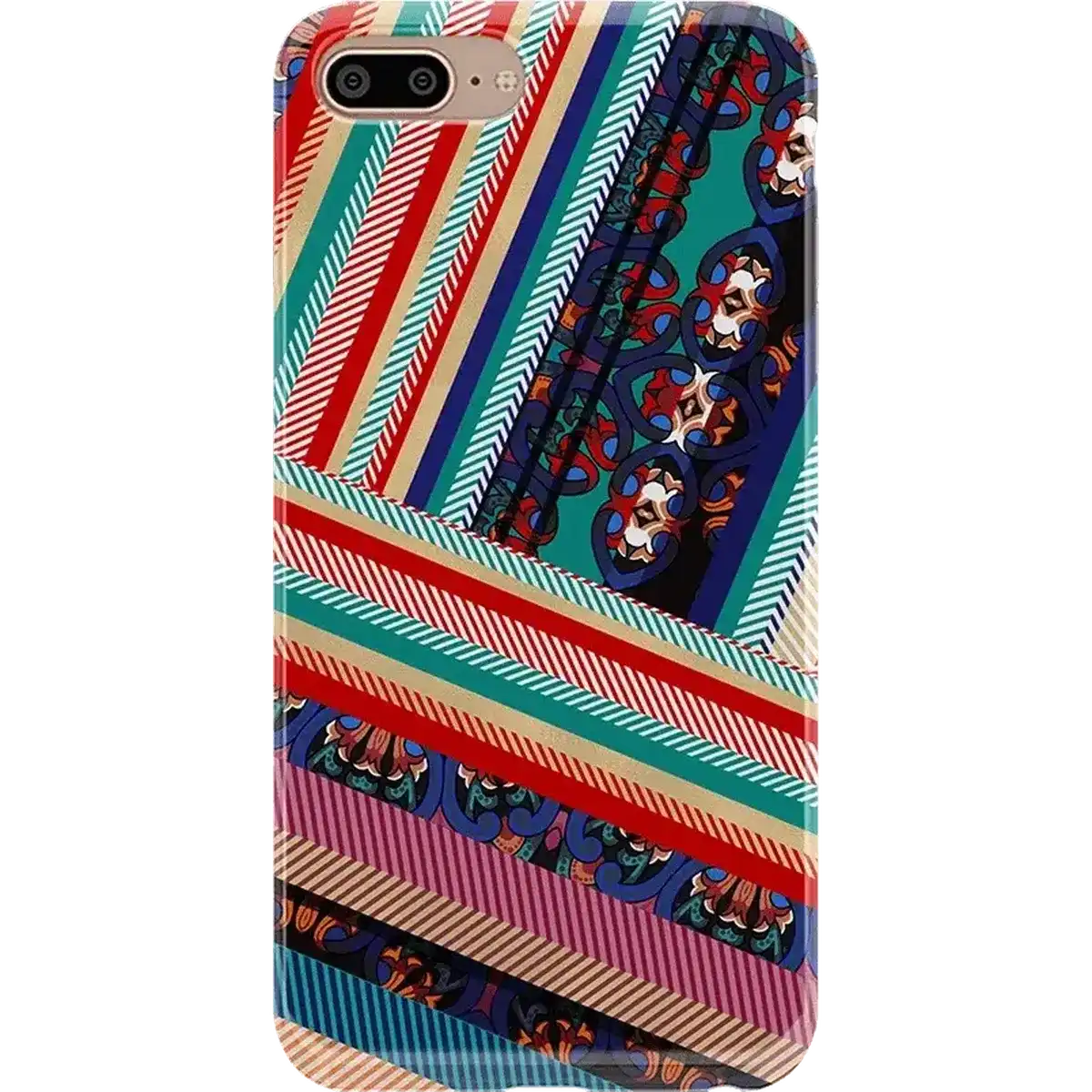 Wearing Layers | Layered Patchwork iPhone Case