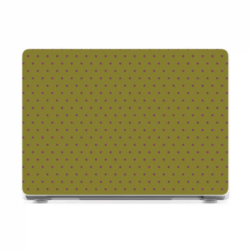 On the Dot | Moss & Plum Dots Laptop Shell