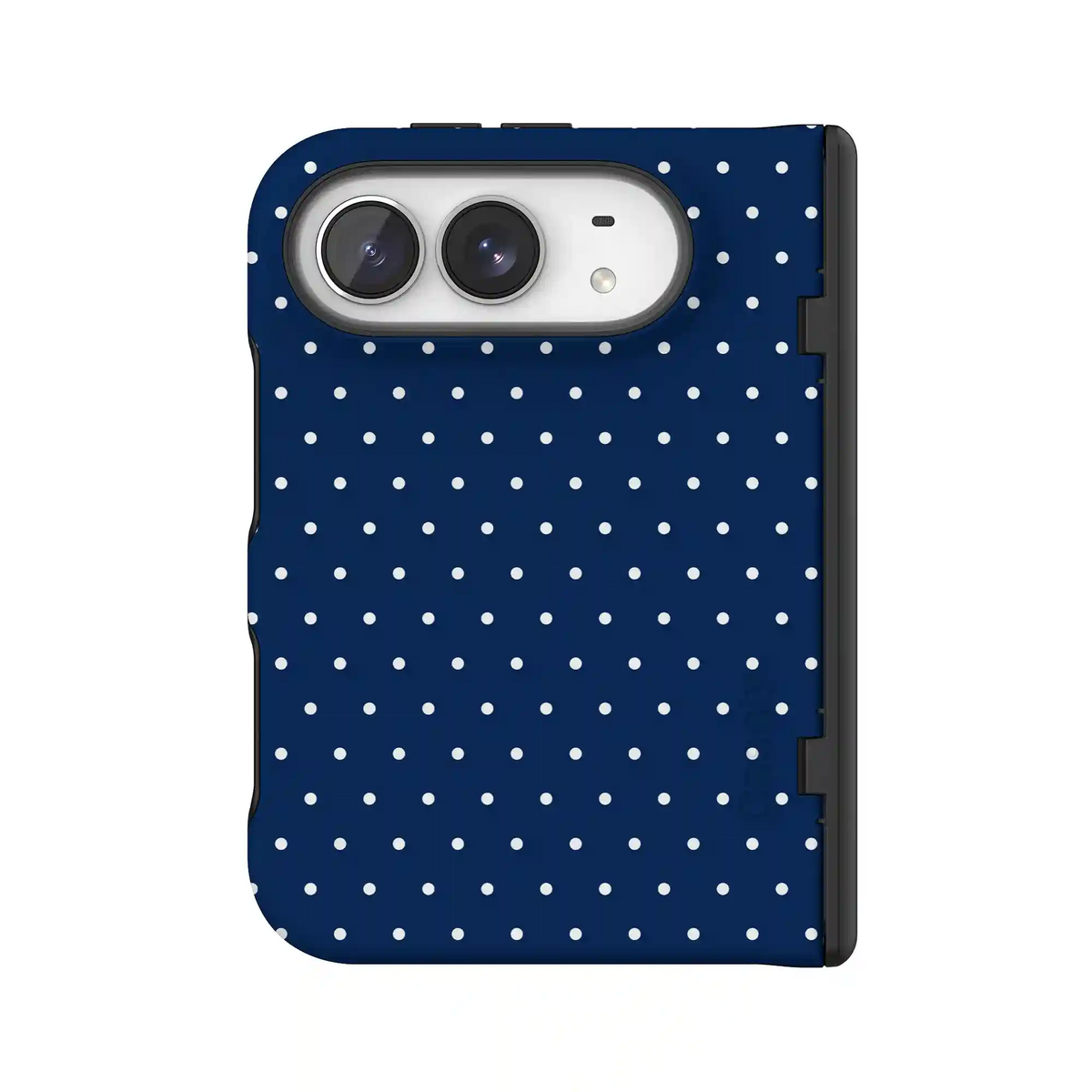 On the Dot | Navy Polka Dot Case