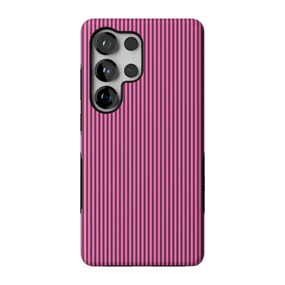 Stripes and the City | Pink & Purple Pinstripe Case