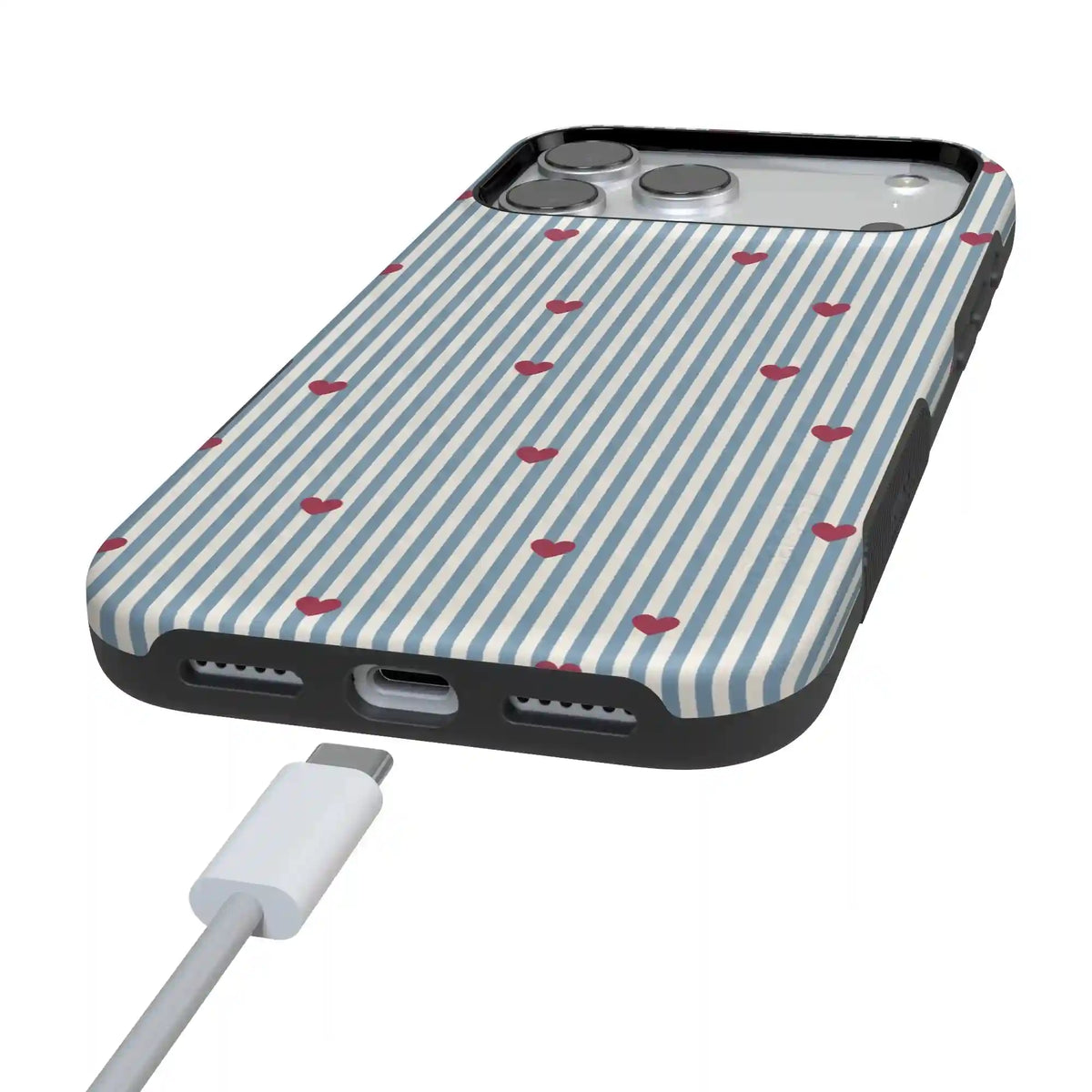 Love Lines | Blue Stripes Case
