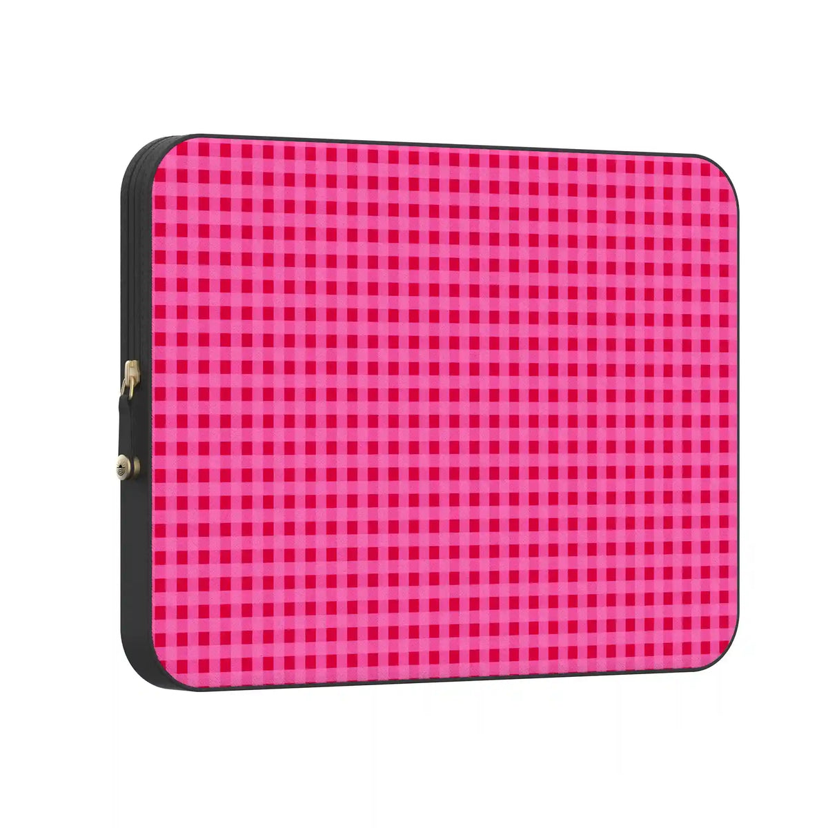 Sweet Jam | Hot Pink Gingham Laptop Case