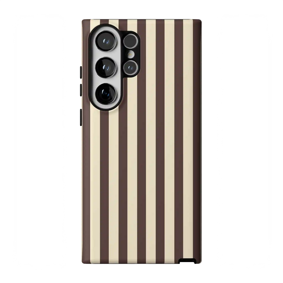 S'more Stripes | Brown Striped Case