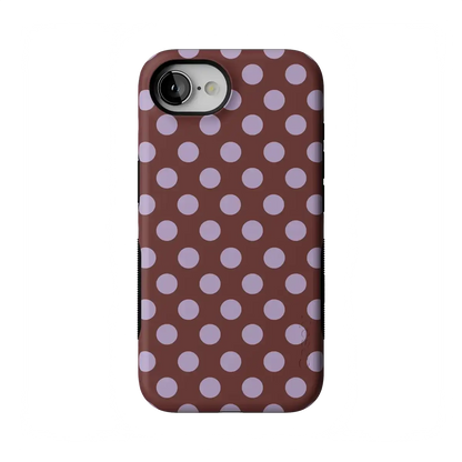 Spotted in SoHo | Burgundy Polka Dot Case
