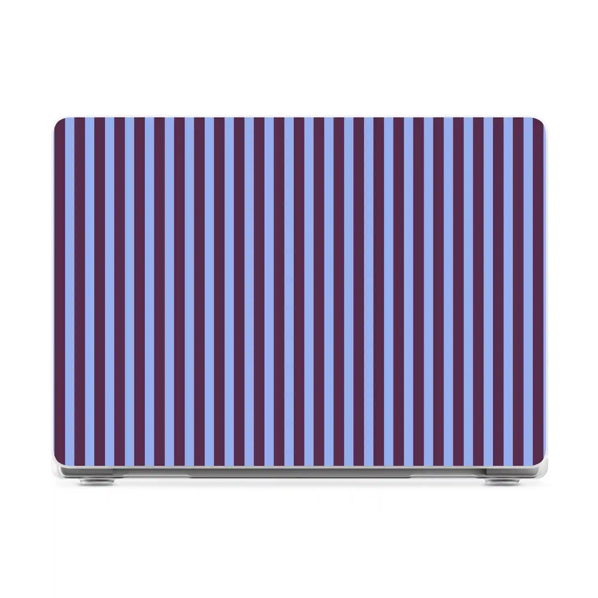 Perfect Stripes | Purple & Blue Stripes Laptop Shell