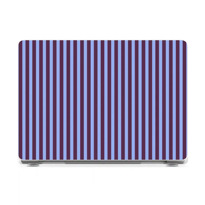 Perfect Stripes | Purple & Blue Stripes Laptop Shell