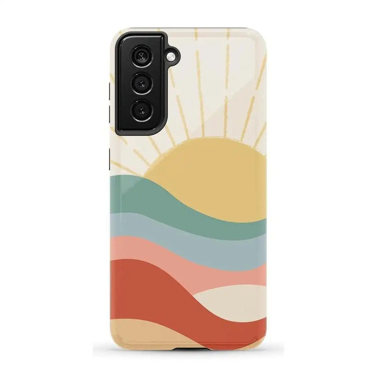 Here Comes the Sun | Colorblock Sunset Samsung Case