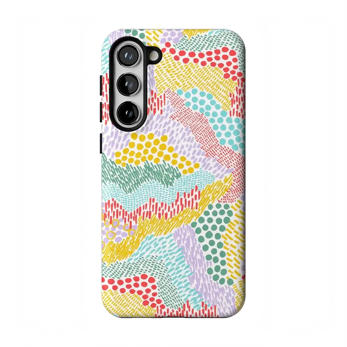 Color Me Happy | Pattern Colorblock Case