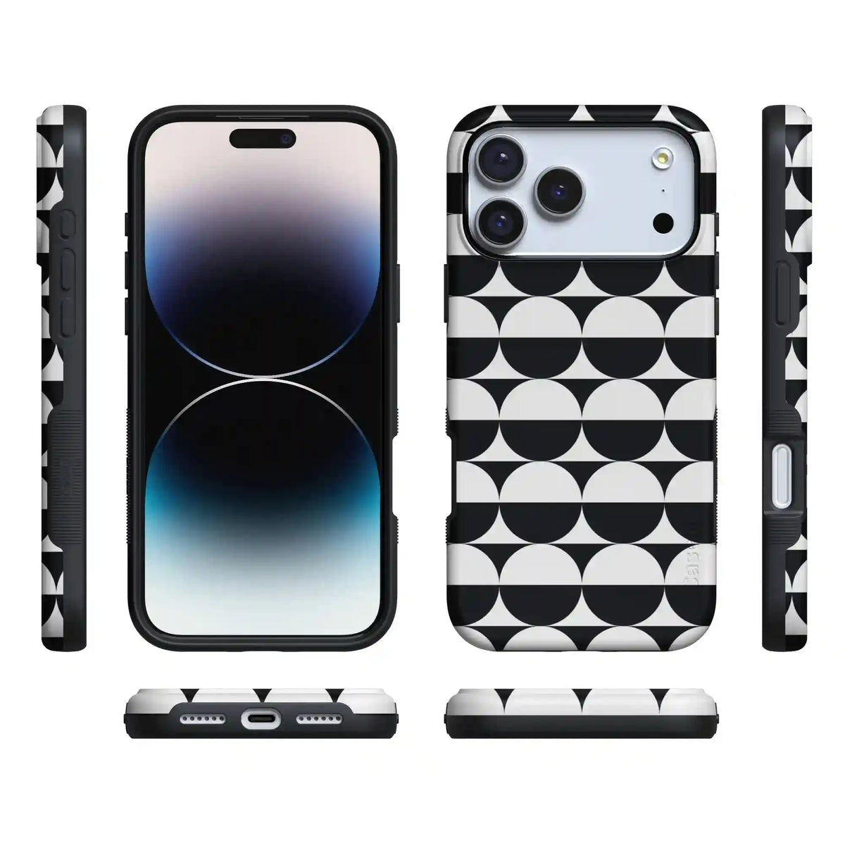 Half Moon | High Contrast Design Case