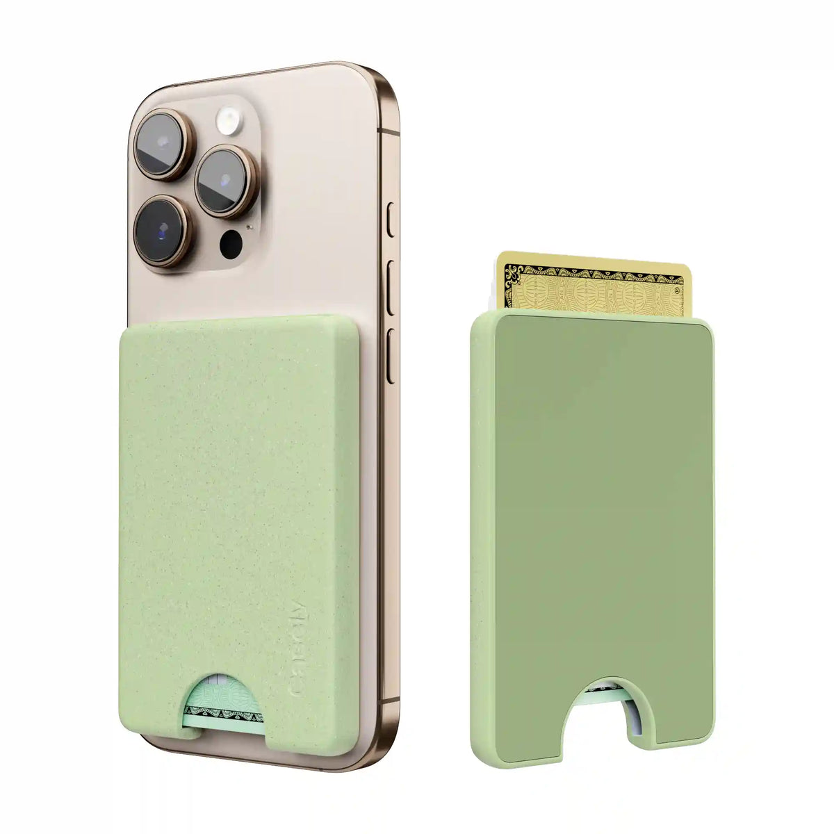 Kiwi Kiss | Matcha Green Shimmer MagWallet