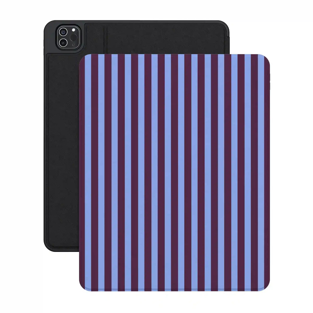 Perfect Stripes | Purple & Blue Stripes iPad Case