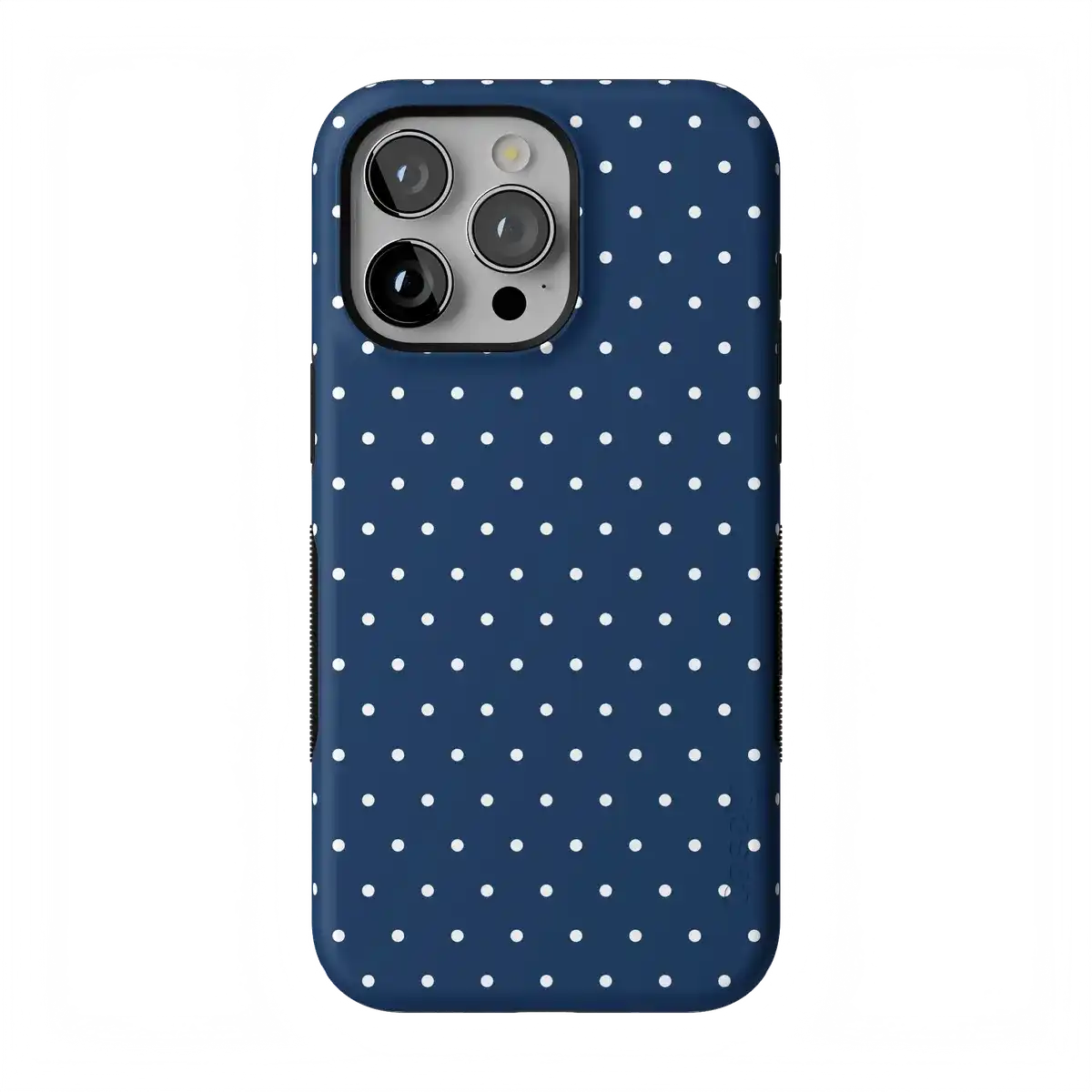 On the Dot | Navy Polka Dot Case
