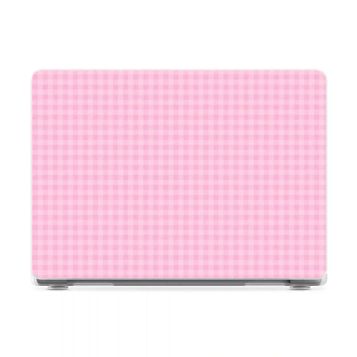 Sweet Jam | Light Pink Gingham Laptop Shell