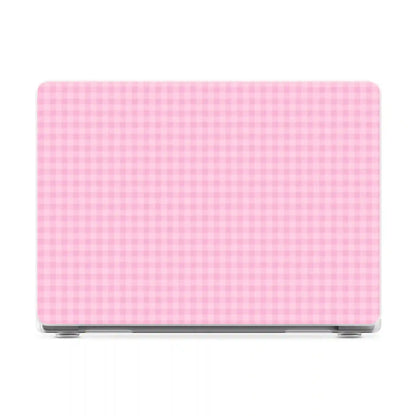 Sweet Jam | Light Pink Gingham Laptop Shell