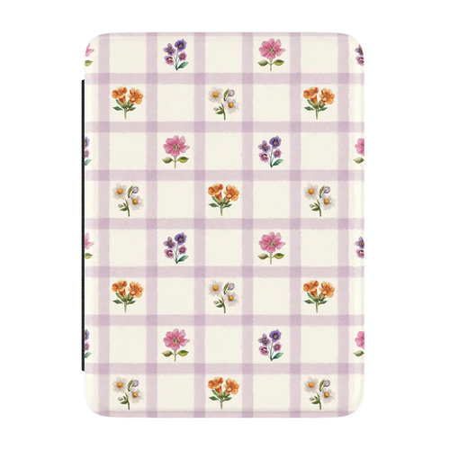 Meadow Check | Floral Gingham Kindle Case