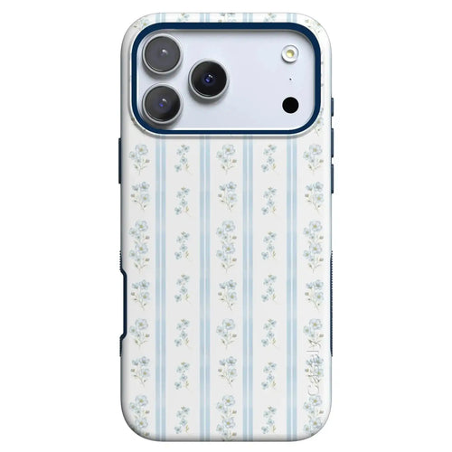 Cottage Stripe | Blue Floral Case