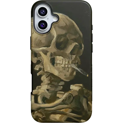 Van Gogh | Head of a Skeleton with a Burning Cigarette Phone Case