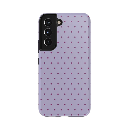 On the Dot | Purple & Plum Polka Dot Case