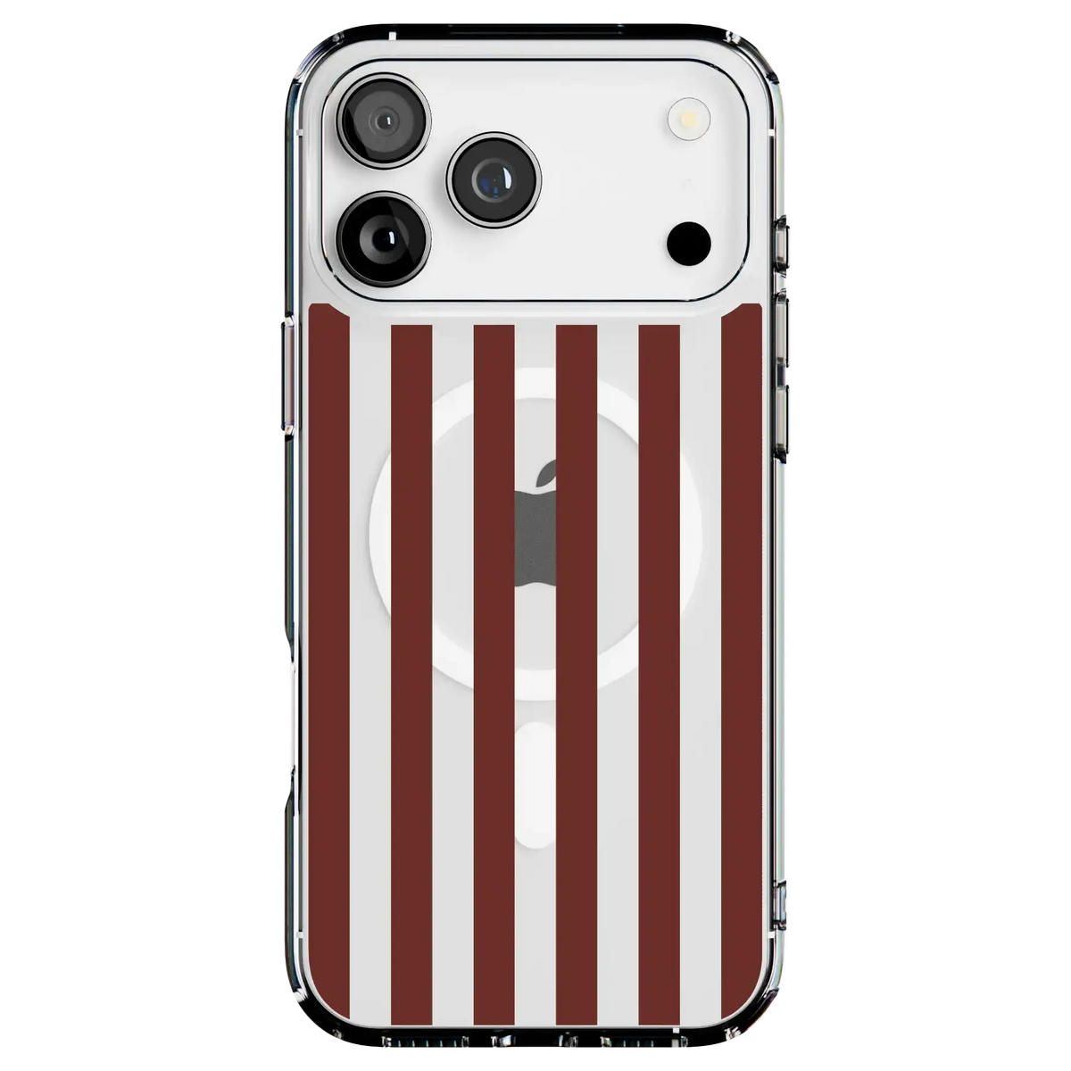 Sunday in Brooklyn | Burgundy Stripes Case