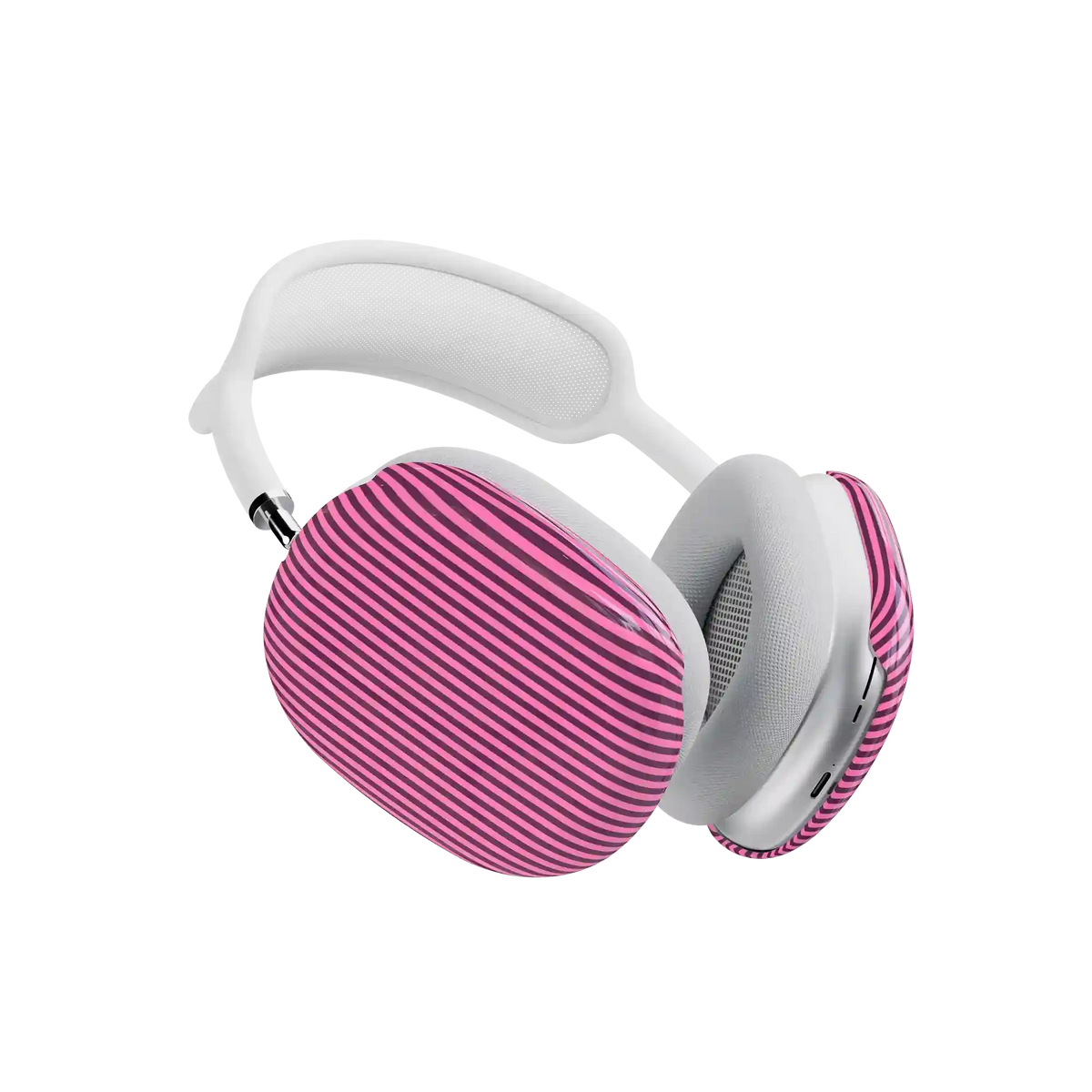 Stripes and the City | Pink & Purple Pinstripe AirPods Max Case
