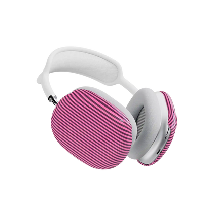 Stripes and the City | Pink & Purple Pinstripe AirPods Max Case