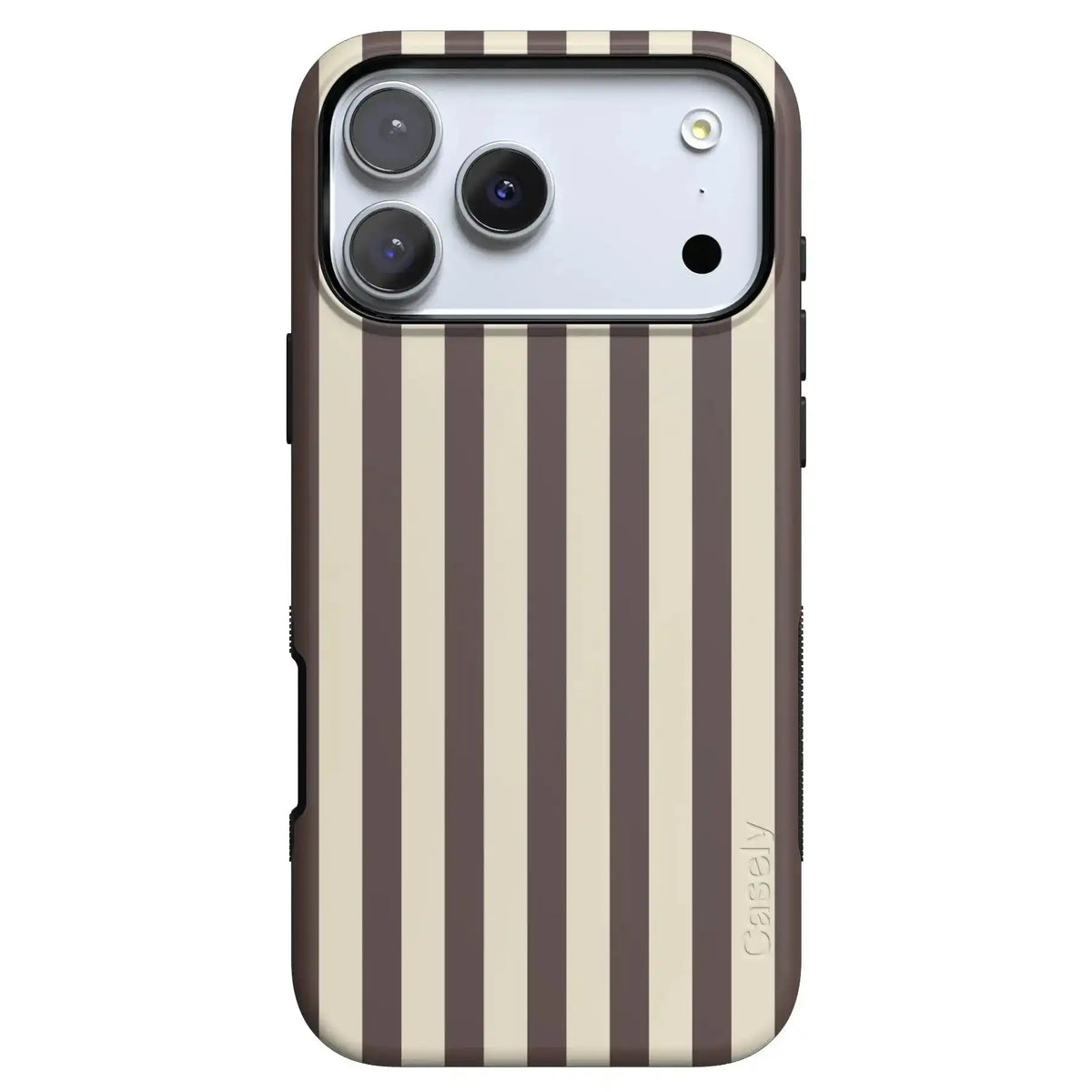 S'more Stripes | Brown Striped Case