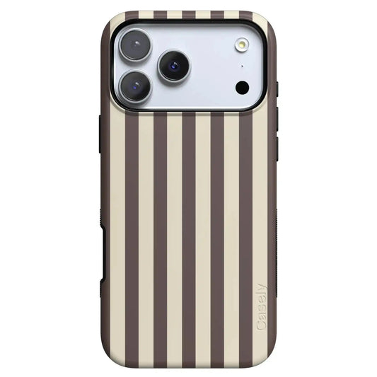 S'more Stripes | Brown Striped Case