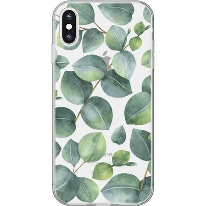 Leaf Me Alone | Green Floral Print Case