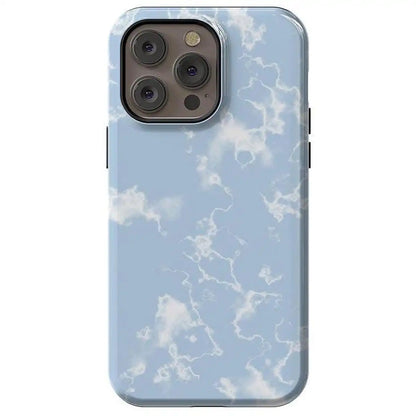 Light Blue Skies | Marble Clouds Case