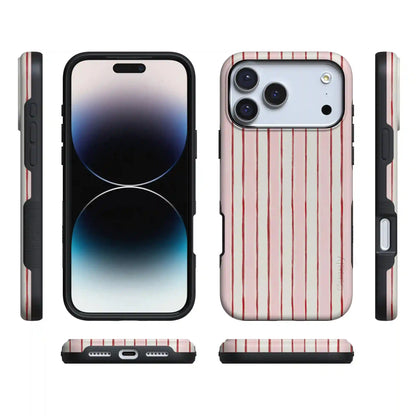 Pretty in Pastel | Blush Stripes Case