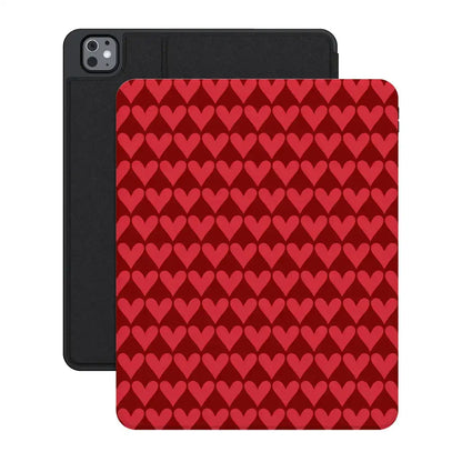 Crazy in Love | Red Hearts iPad Case