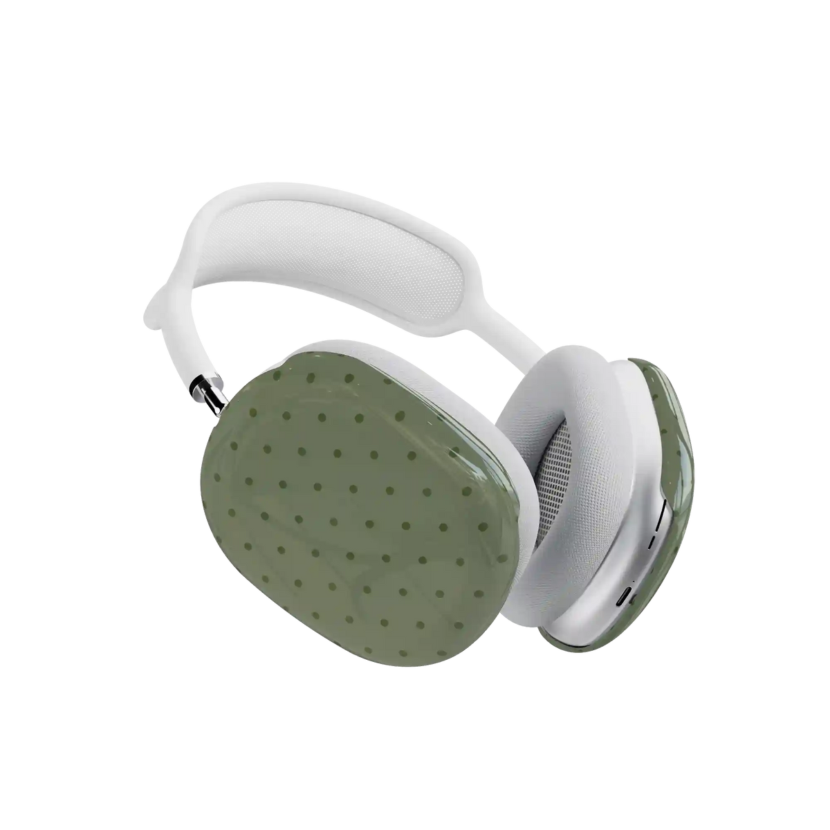 On the Dot | Olive Green Polka Dot AirPods Max Case