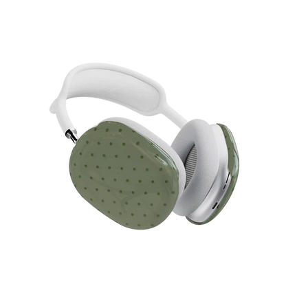 On the Dot | Olive Green Polka Dot AirPods Max Case