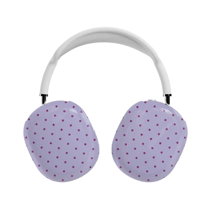 On the Dot | Purple & Plum Polka Dot AirPods Max Case