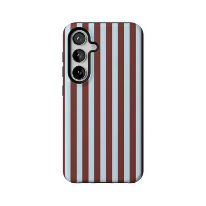 Sunday in Brooklyn | Blue Stripes Case