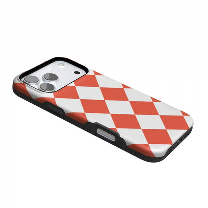 Red Checkerboard | High Contrast Design Case